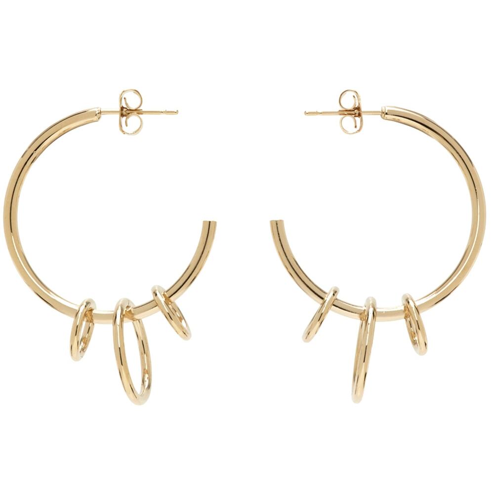 Justine Clenquet Gold Jen Earrings - One Size - Gold
